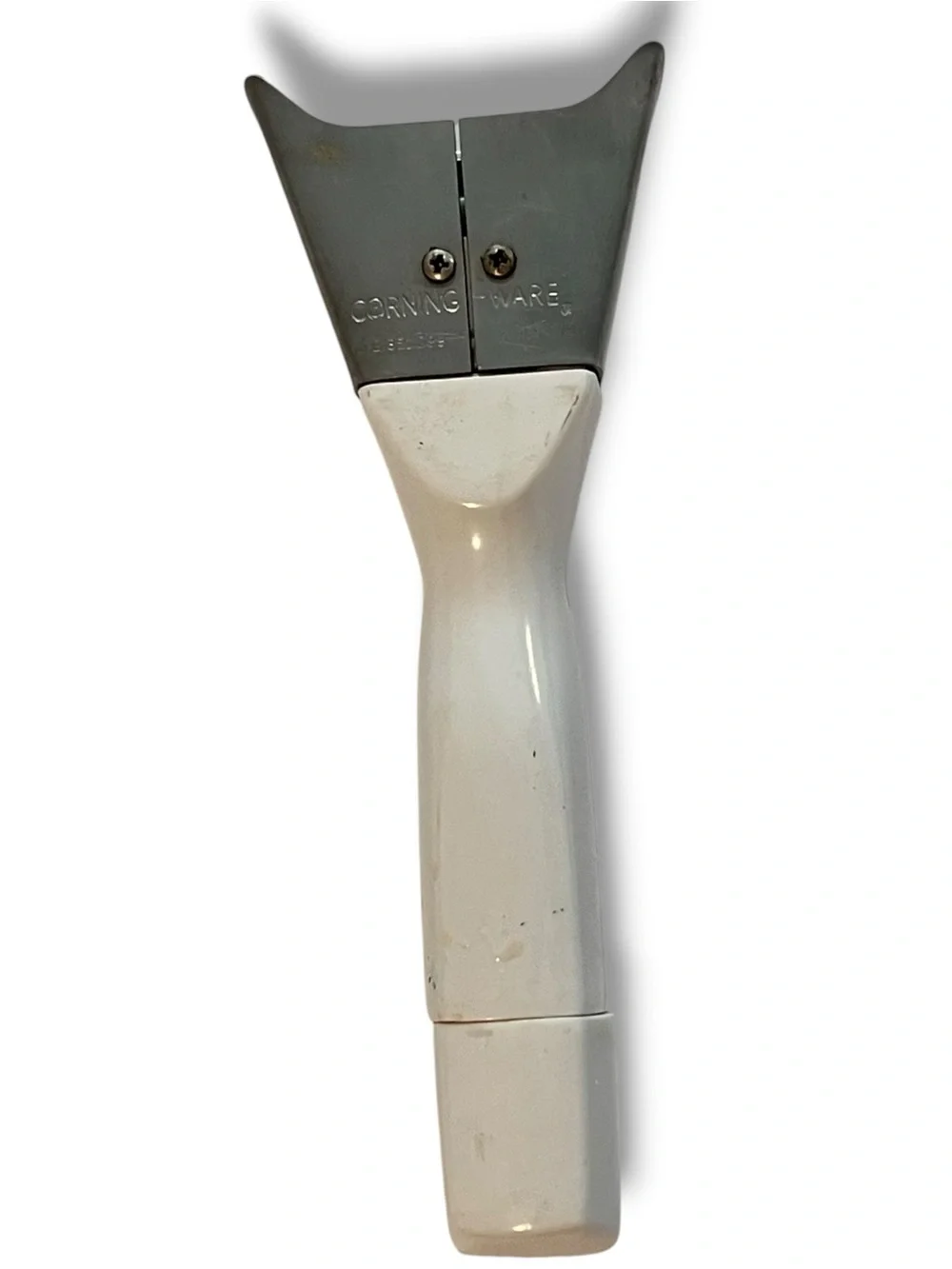 Corning Ware Twist-Detachable Handle WHITE Lock-On Casserole Holder P201-HG D-6
